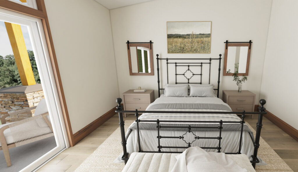 Home Plan 1964 primary suite from our 3D tour.