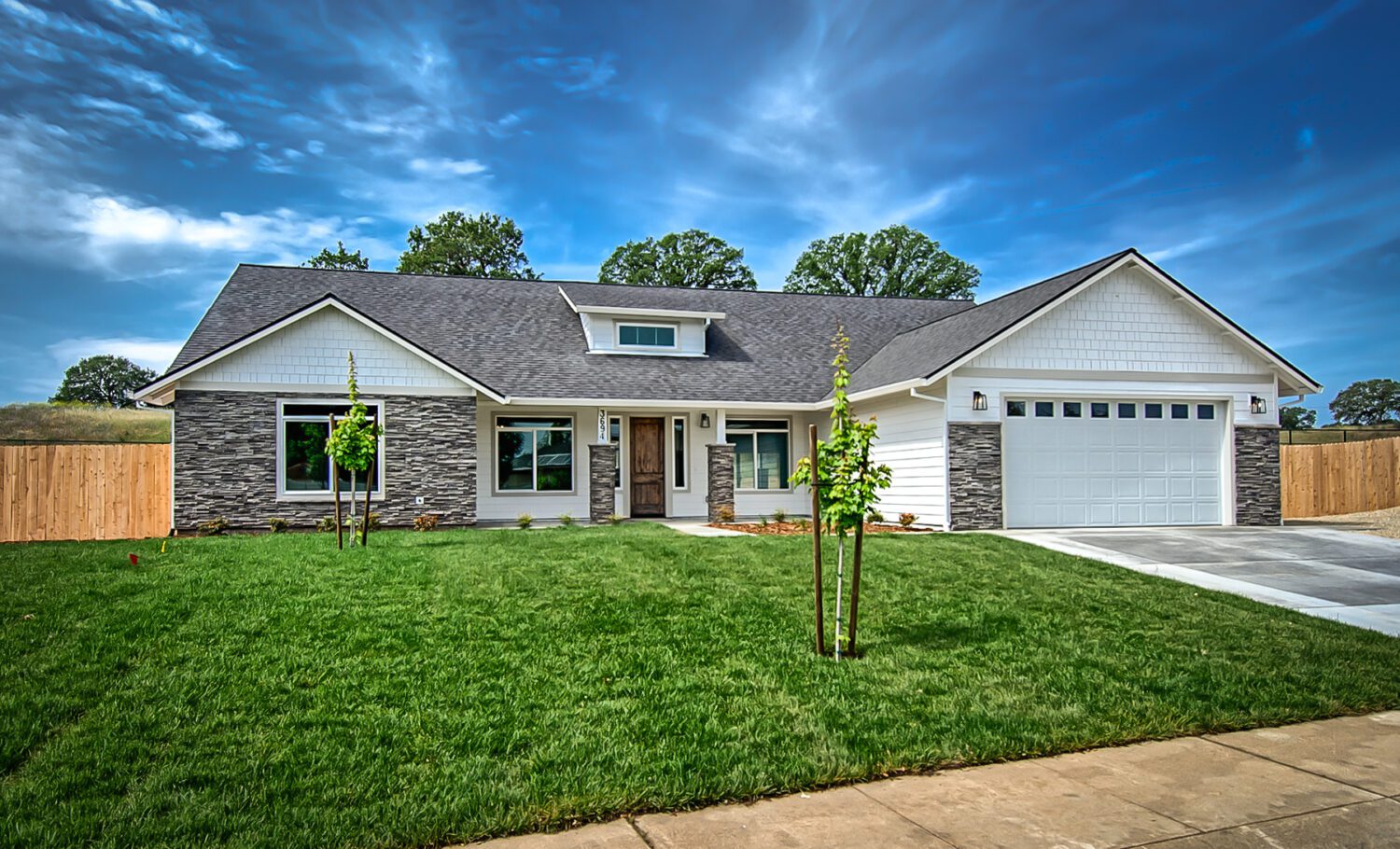 Home Plan 2592 front exterior.