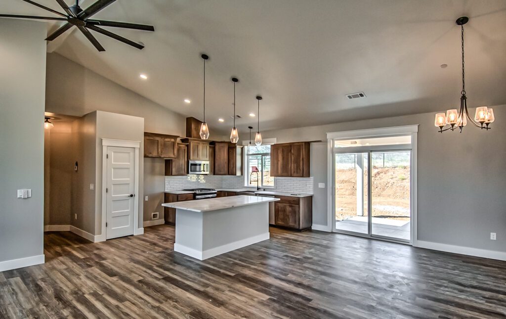 Home Plan 2232 kitchen and dining room.