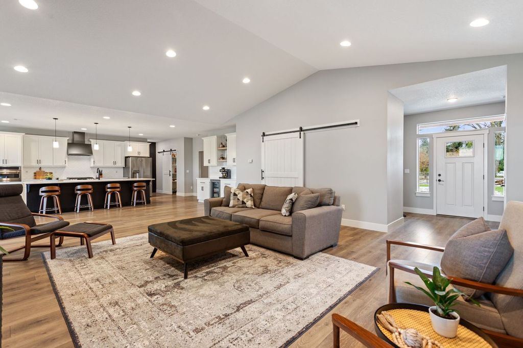 HiLine Homes multigenerational living home interior build.