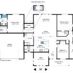 Home Plan 2494A layout.