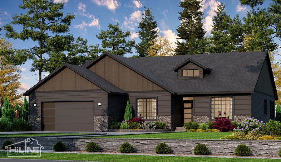 Home Plan 2147 optional elevation.