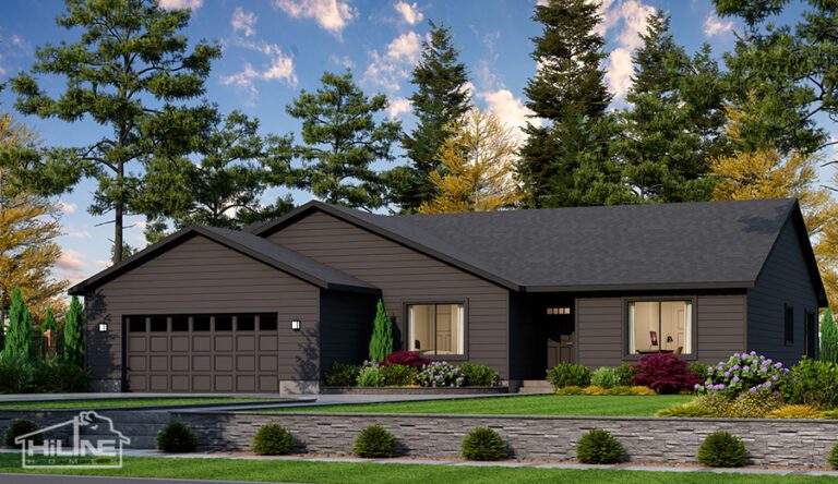 Home Plan 2147 standard elevation.
