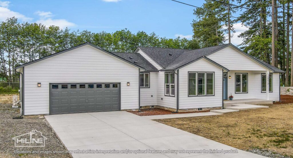 Home Plan 2318A front exterior.