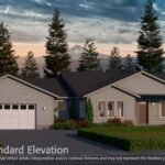 Home Plan 2318A standard elevation.
