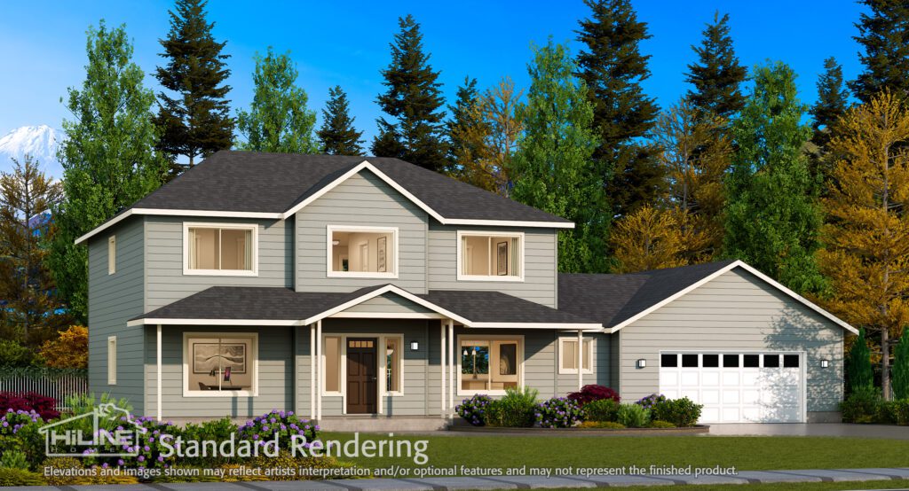 Home Plan 2700 standard elevation.