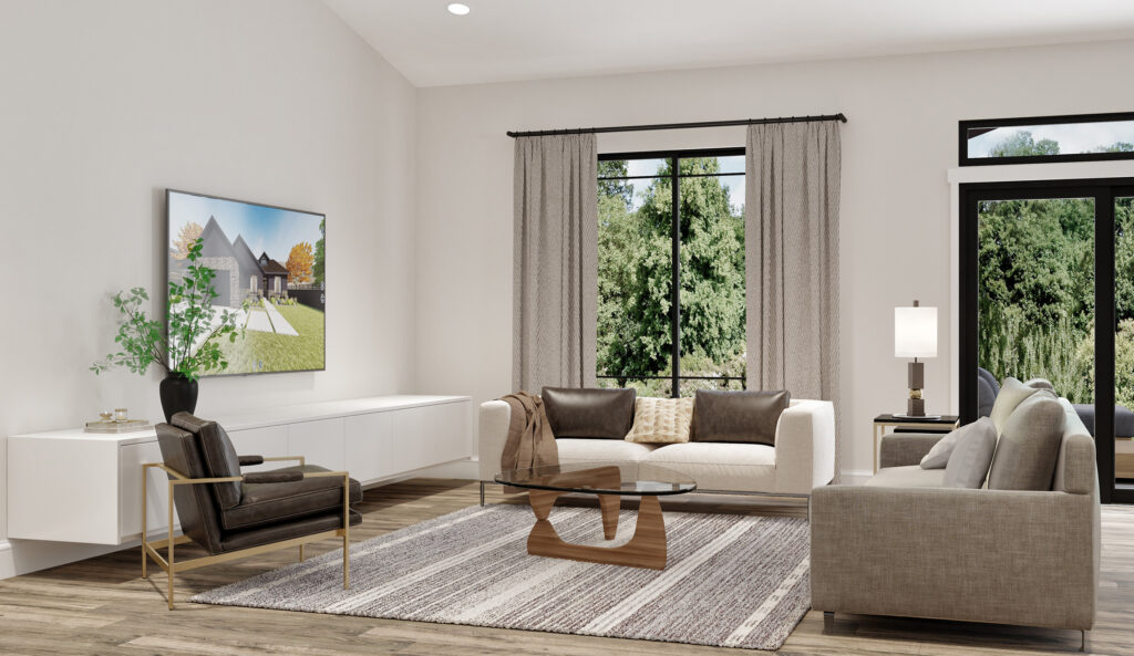 Home Plan 2147 great room.