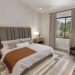 Home Plan 2147 primary suite.