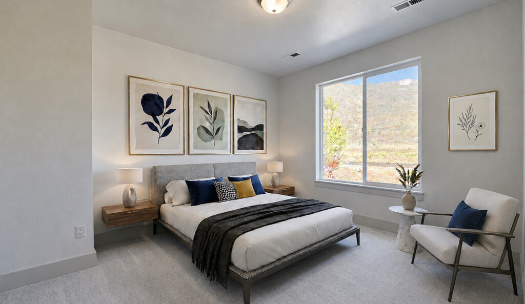Home Plan 2147 bedroom.