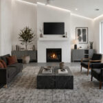 Home Plan 2147 living room.