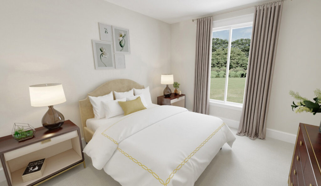 Home Plan 2494A bedroom 3.