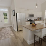 Home Plan 2494A kitchen and entry.