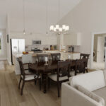 Home Plan 2494A dining room.