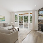 Home Plan 2494A living room.