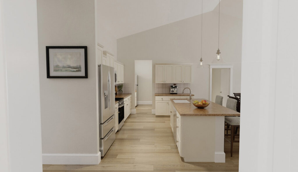 Home Plan 2494A kitchen.