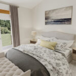 Home Plan 2494A primary suite.