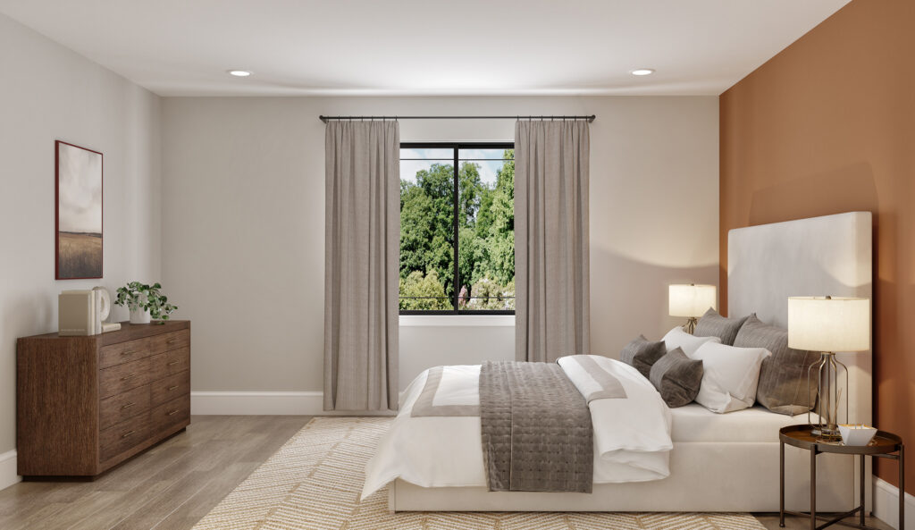 Home Plan 2700 primary suite.