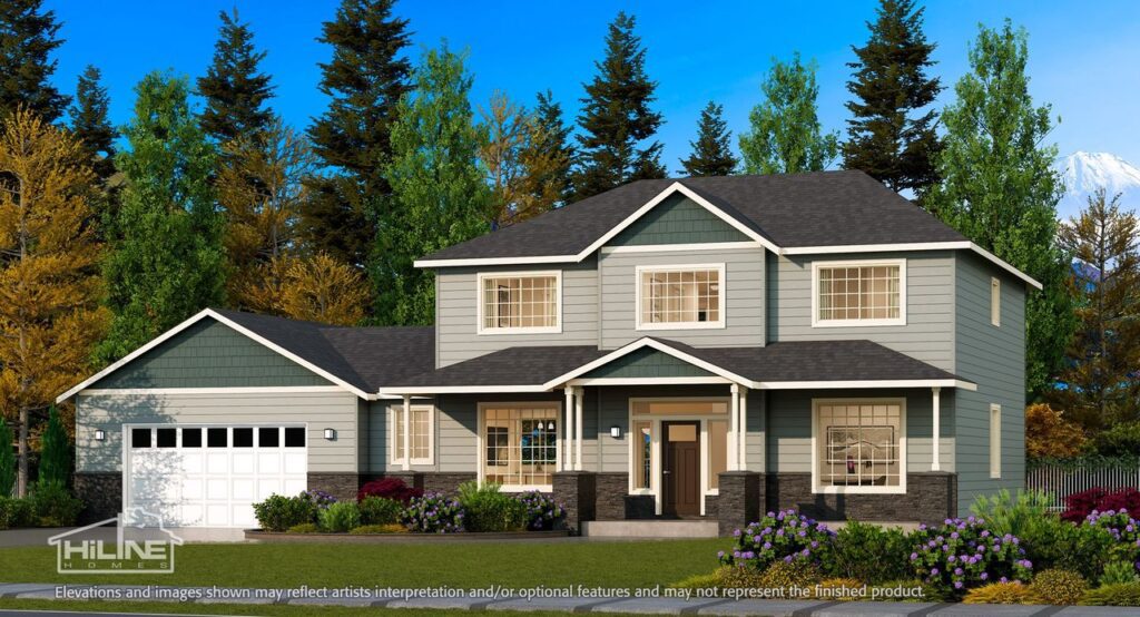 Home Plan 2700 optional elevation.