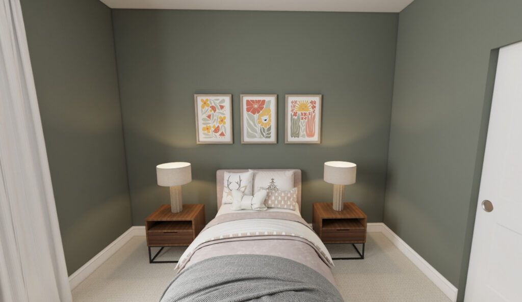 Home Plan 1793B bedroom 2.