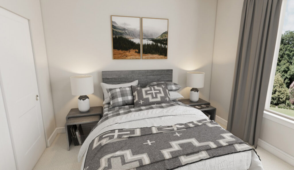 Home Plan 1793B bedroom 3.