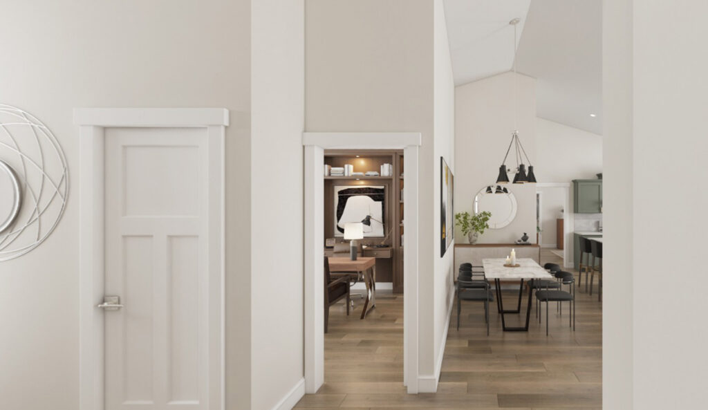 Home Plan 1793B hallway.