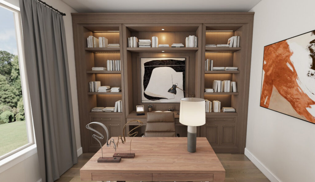 Home Plan 1793B office or bedroom 4.