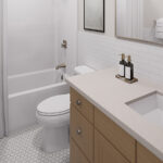 Home Plan 896 bathroom.