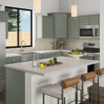 Home Plan 896 kitchen.