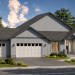 Home Plan 2319 enhanced elevation.