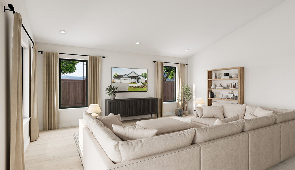 Home Plan 2319 great room.