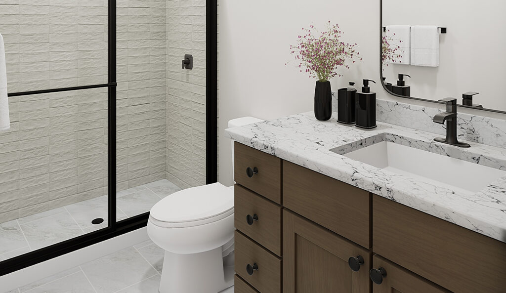 Home Plan 2319 primary suite 2 bath.