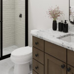 Home Plan 2319 primary suite 2 bath.