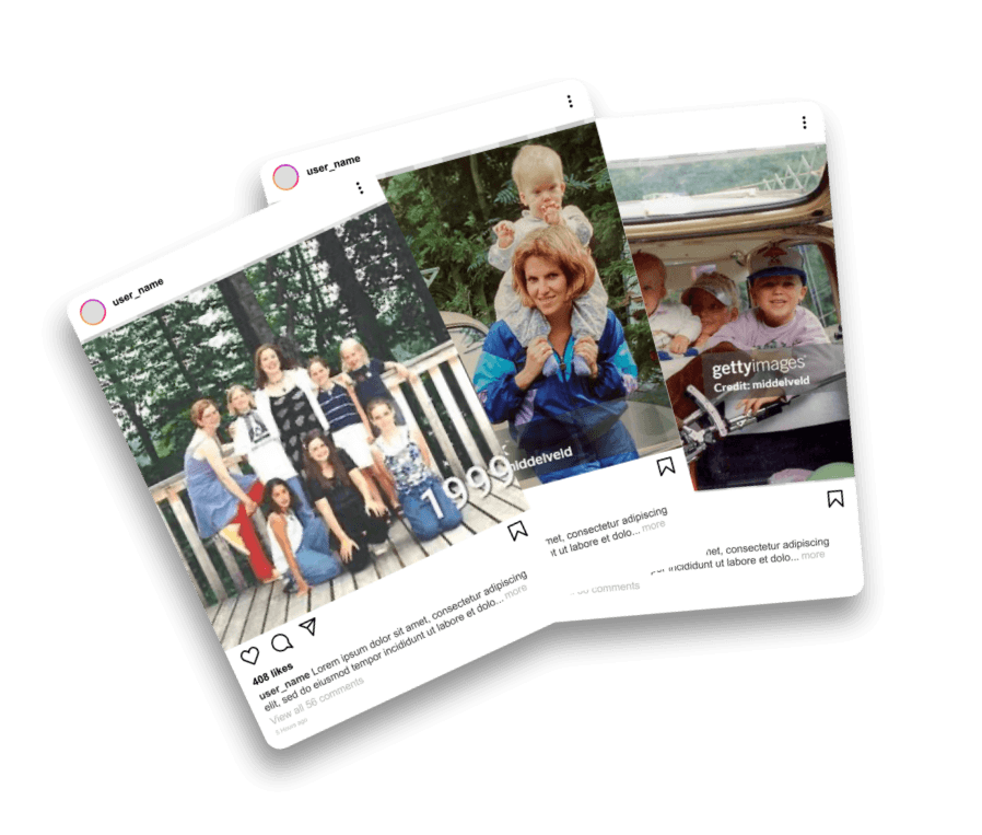 90's Instagram Posts