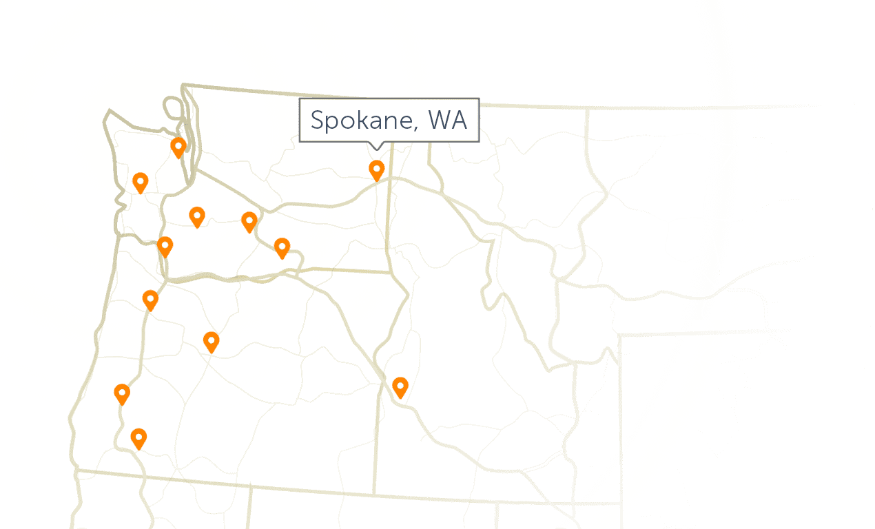 Location Map - Spokane